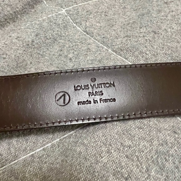 Louis Vuitton Brown Leather Belt - Picture 7 of 8